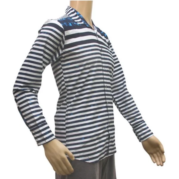 Mens Cotton Casual Men Shirts (Blue, White, XS) - Image 4