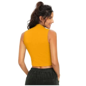 Alternative view of Women's Polyester, Knitting Western Wear Tops (Yellow)
