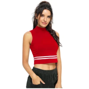 Alternative view of Women's Polyester, Knitting Western Wear Tops (Red)
