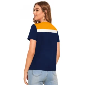 Alternative view of Women's Polyester, Knitting Western Wear T-Shirt (Yellow)
