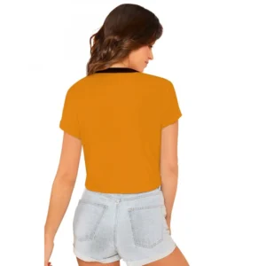 Alternative view of Women's Cotton Western Wear T Shirt (Yellow)