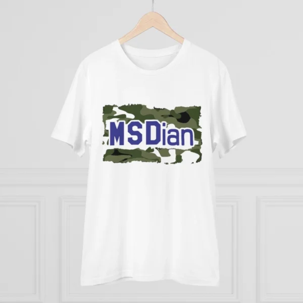 Men's PC Cotton Cricket Design Printed T Shirt (Color: White, Thread Count: 180GSM) - Image 3