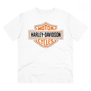 Men's PC Cotton Bike Ride Design Printed T Shirt (Color: White, Thread Count: 180GSM)