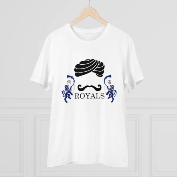 Men's PC Cotton Cricket Design Printed T Shirt (Color: White, Thread Count: 180GSM) - Image 3
