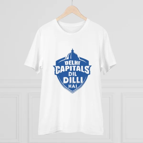 Men's PC Cotton Cricket Design Printed T Shirt (Color: White, Thread Count: 180GSM) - Image 3