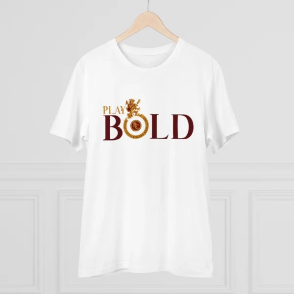 Men's PC Cotton Cricket Design Printed T Shirt (Color: White, Thread Count: 180GSM) - Image 3