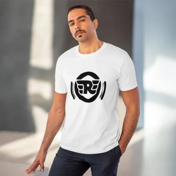 Men's PC Cotton Bike Ride Design Printed T Shirt (Color: White, Thread Count: 180GSM) - Image 6