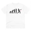 Men's PC Cotton Cricket Design Printed T Shirt (Color: White, Thread Count: 180GSM)