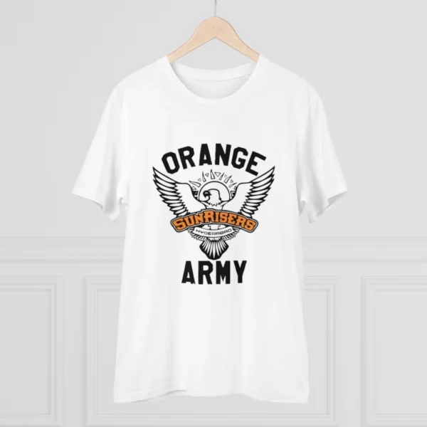 Men's PC Cotton Cricket Design Printed T Shirt (Color: White, Thread Count: 180GSM) - Image 3