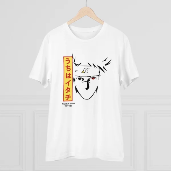 Men's PC Cotton Kunffo Printed T Shirt (Color: White, Thread Count: 180GSM) - Image 3