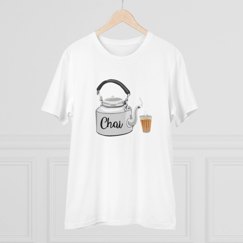 Men's PC Cotton Marathi Desing Printed T Shirt (Color: White, Thread Count: 180GSM) - Image 5