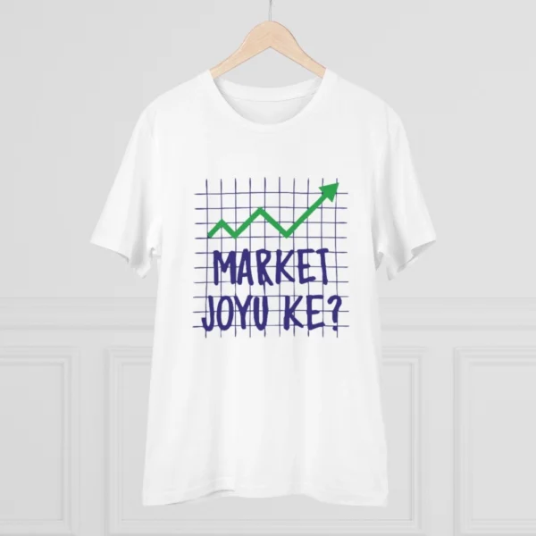 Men's PC Cotton Market Joyu Che Printed T Shirt (Color: White, Thread Count: 180GSM) - Image 3