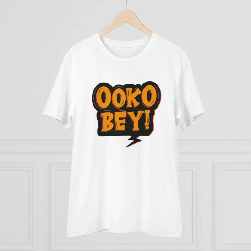 Men's PC Cotton Telugu Desing Printed T Shirt (Color: White, Thread Count: 180GSM) - Image 5