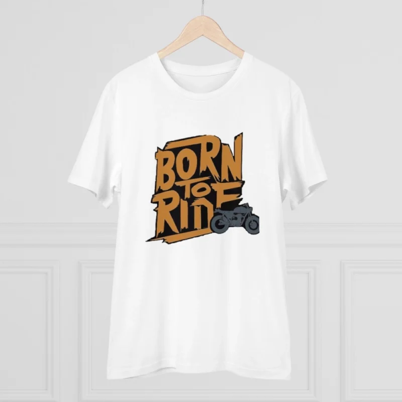 Men's PC Cotton Explore The Unseen Printed T Shirt (Color: White, Thread Count: 180GSM) - Image 5