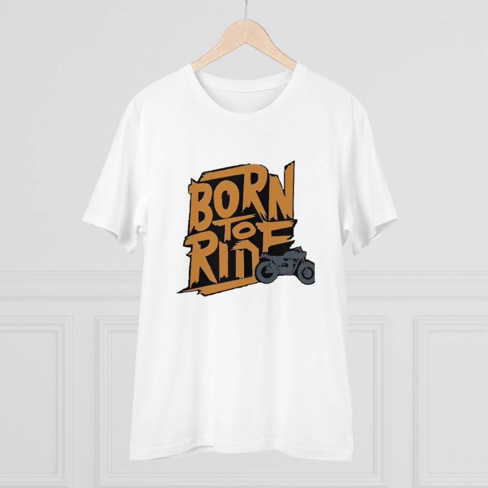 Men's PC Cotton Explore The Unseen Printed T Shirt (Color: White, Thread Count: 180GSM) - Image 5