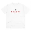 Men's PC Cotton Me Bhaghi Printed T Shirt (Color: White, Thread Count: 180GSM)