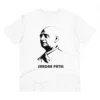 Men's PC Cotton Sardar Patel Printed T Shirt (Color: White, Thread Count: 180GSM)