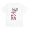 Men's PC Cotton Ghate To Jindgi Ghate Printed T Shirt (Color: White, Thread Count: 180GSM)
