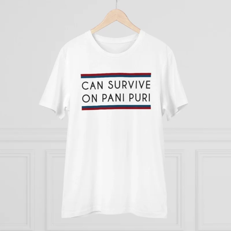 Men's PC Cotton Quotes Printed T Shirt (Color: White, Thread Count: 180GSM) - Image 5