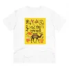 Men's PC Cotton Vat Thi Gujarati Printed T Shirt (Color: White, Thread Count: 180GSM)