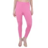 Generic Women's Cotton Stretchable Skin Fit Ankle Length Leggings (Pink)