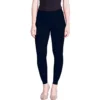 Generic Women's Cotton Stretchable Skin Fit Ankle Length Leggings (Navy Blue)