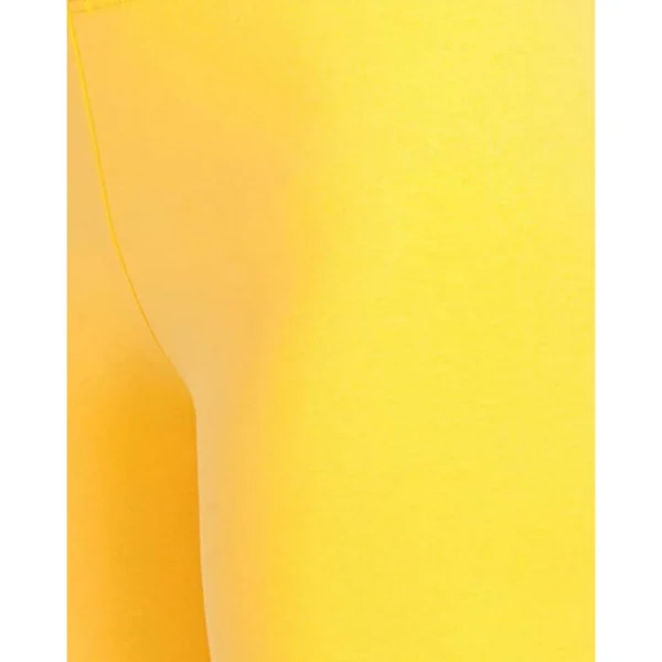 Generic Women's Cotton Stretchable Skin Fit Ankle Length Leggings (Yellow) - Image 2