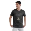 Men's?Casual Half sleeve Printed Cotton Crew Neck T-shirt (Black)