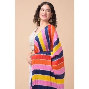 Alternative view of Generic Women's Chanderi Printed Dupatta (Multicolor, Length: 2.25 to 2.50 Mtr)