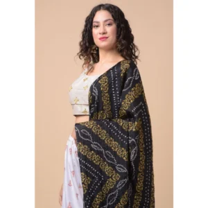 Alternative view of Generic Women's Chanderi Printed Dupatta (Multicolor, Length: 2.25 to 2.50 Mtr)