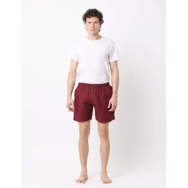 Generic Pack_of_2 Men's Polycotton Solid Boxer Shorts (Multicolor) - Image 2