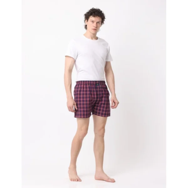 Generic Pack_of_2 Men's Polycotton Checked Boxer Shorts (Multicolor) - Image 3