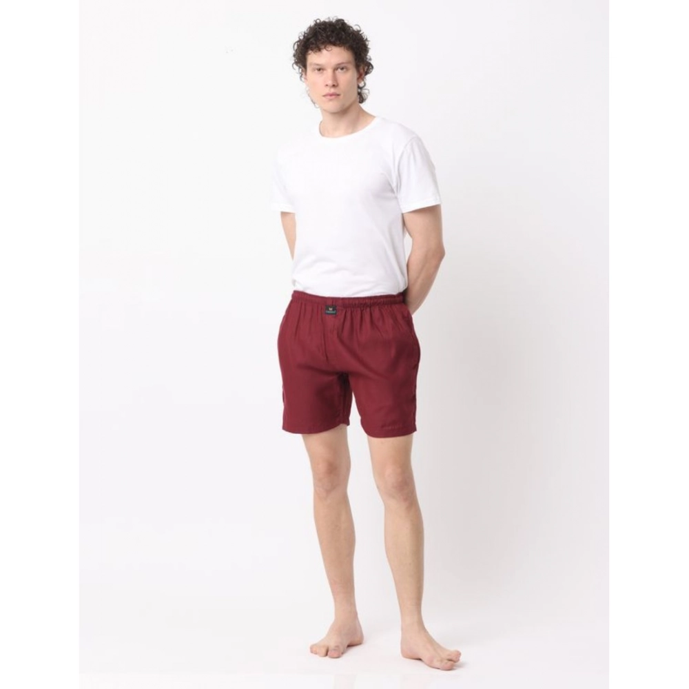 Generic Pack_of_2 Men's Polycotton Solid Boxer Shorts (Multicolor) - Image 2