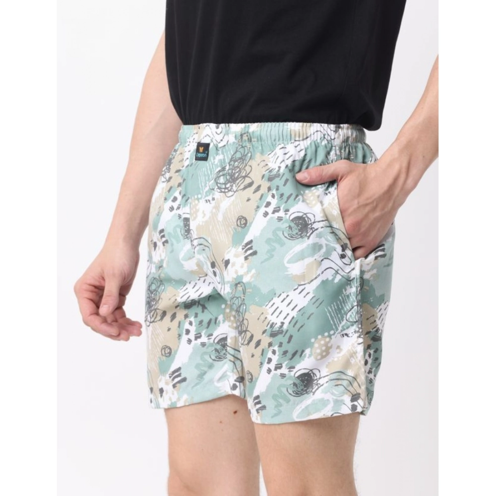 Generic Pack_of_2 Men's Polycotton Printed Boxer Shorts (Multicolor) - Image 4