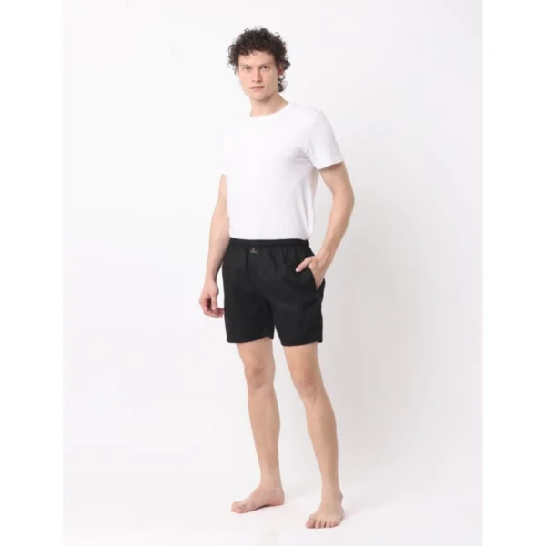 Generic Pack_of_2 Men's Polycotton Solid Boxer Shorts (Multicolor) - Image 2