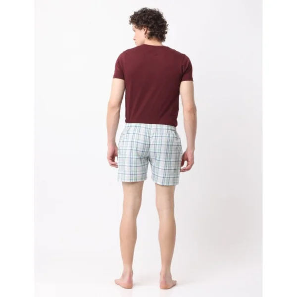 Generic Pack_of_2 Men's Polycotton Checked Boxer Shorts (Multicolor) - Image 5