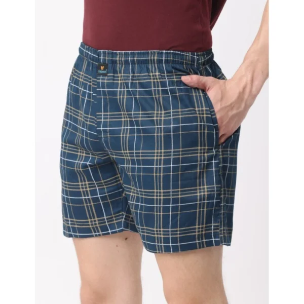 Generic Pack_of_2 Men's Polycotton Checked Boxer Shorts (Multicolor) - Image 4