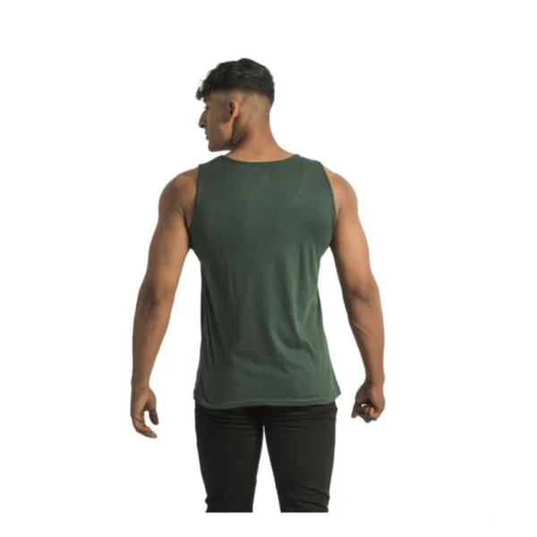 Generic Pack of 2 Men's Casual Cotton Printed Sleeveless Sleeve Tshirts (Multicolor) - Image 3