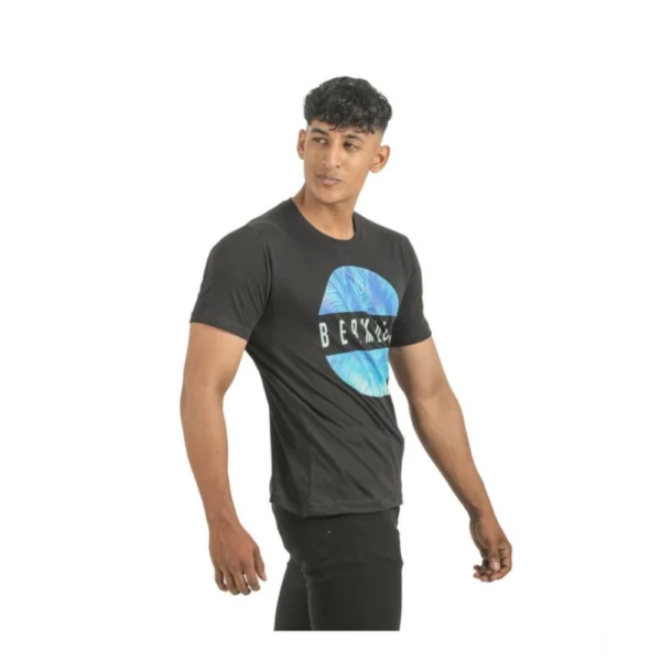 Generic Pack of 2 Men's Casual Cotton Printed Short Sleeve Tshirts (Multicolor) - Image 2
