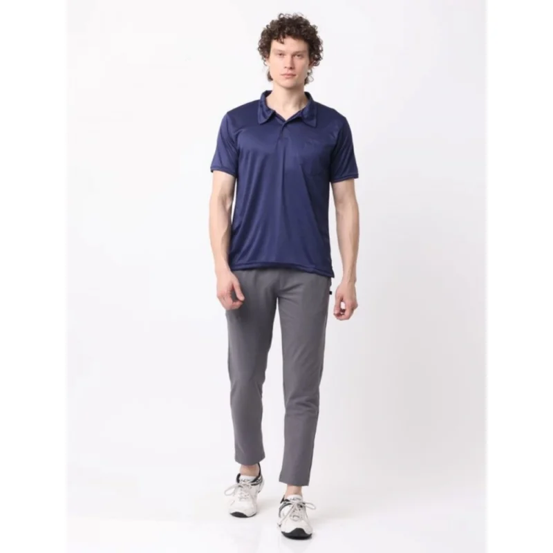 Alternative view of Generic Pack of 2 Men's Casual Cotton Blend Solid Short Sleeve Tshirts (Multicolor)