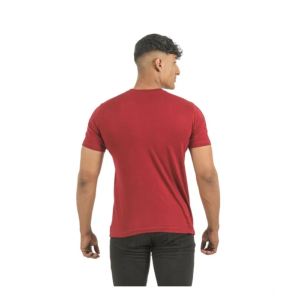 Generic Pack of 2 Men's Casual Cotton Printed Short Sleeve Tshirts (Multicolor) - Image 3