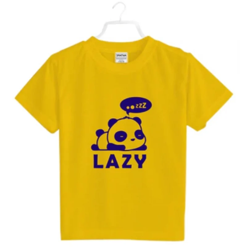 Alternative view of Generic Boys Cotton Lazy Half Sleeve TShirt (Mustard)