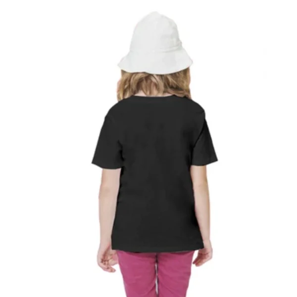 Generic Girls Cotton Baby Shark Half Sleeve TShirt (Black) - Image 2