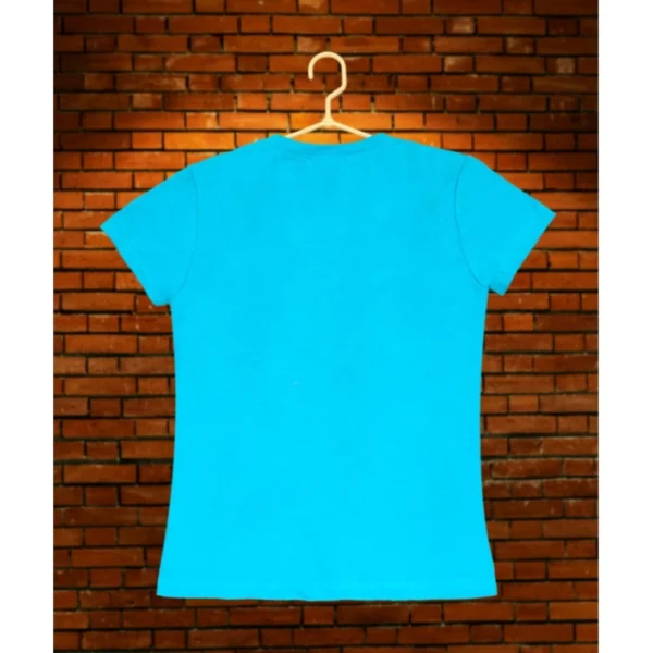 Generic Girl's Casual Short Sleeve Pom Pom Balls Cotton T Shirt (Blue) - Image 3