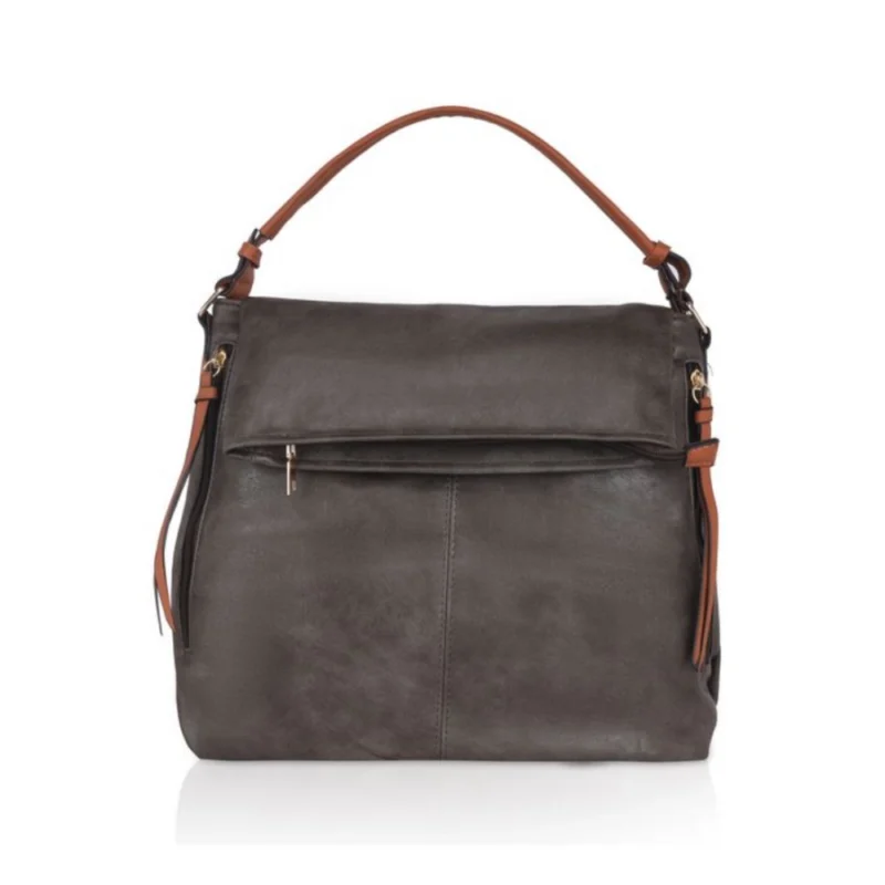 Women's Faux Leather Solid Sling Bag (Green)