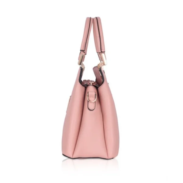 Generic Women's Faux Leather Printed Adjustable Long Belt Handbag (Pink) - Image 5