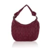 Generic Women's Faux Leather Textured Handbag (Red)