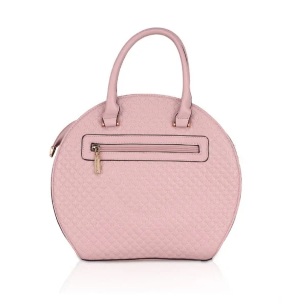 Generic Women's Faux Leather Printed Adjustable Long Belt Handbag (Pink) - Image 4