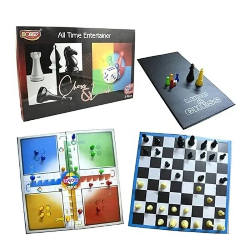 Alternative view of All Time Entertainer Chess&Ludo |  Paper, Plastic Toys |  Board Games | 5+ Years