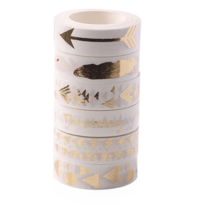 Alternative view of Pack Of_5 Washi Tape | Foil | Stationery | 5+ Years